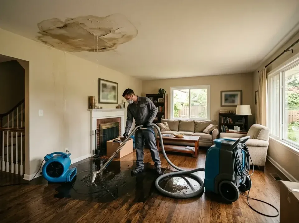 attic-pipe-burst-ceiling-drip-008 — frequently asked questions, Water Damage Restoration & Carpet Care in Lathrop, CA